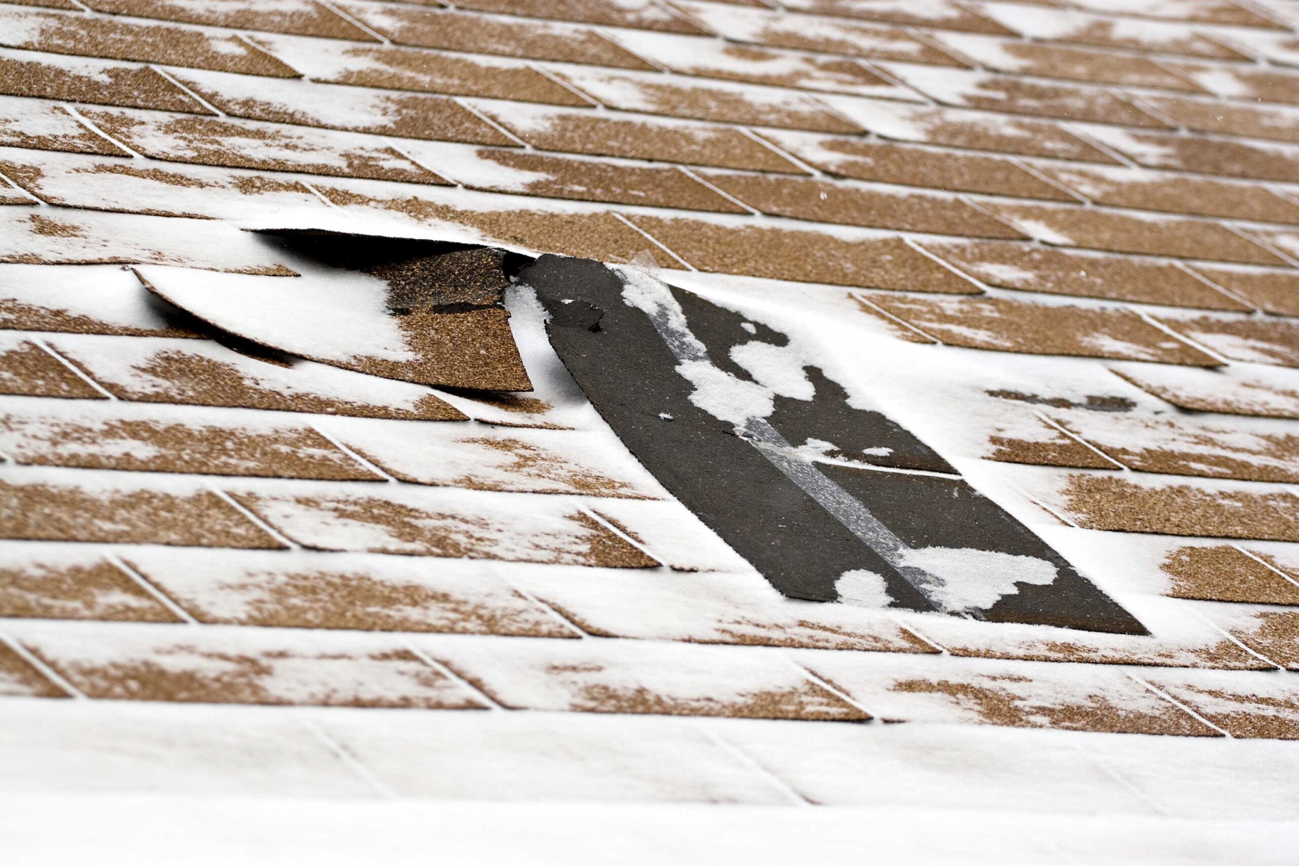 winter weather damage, winter roof problems